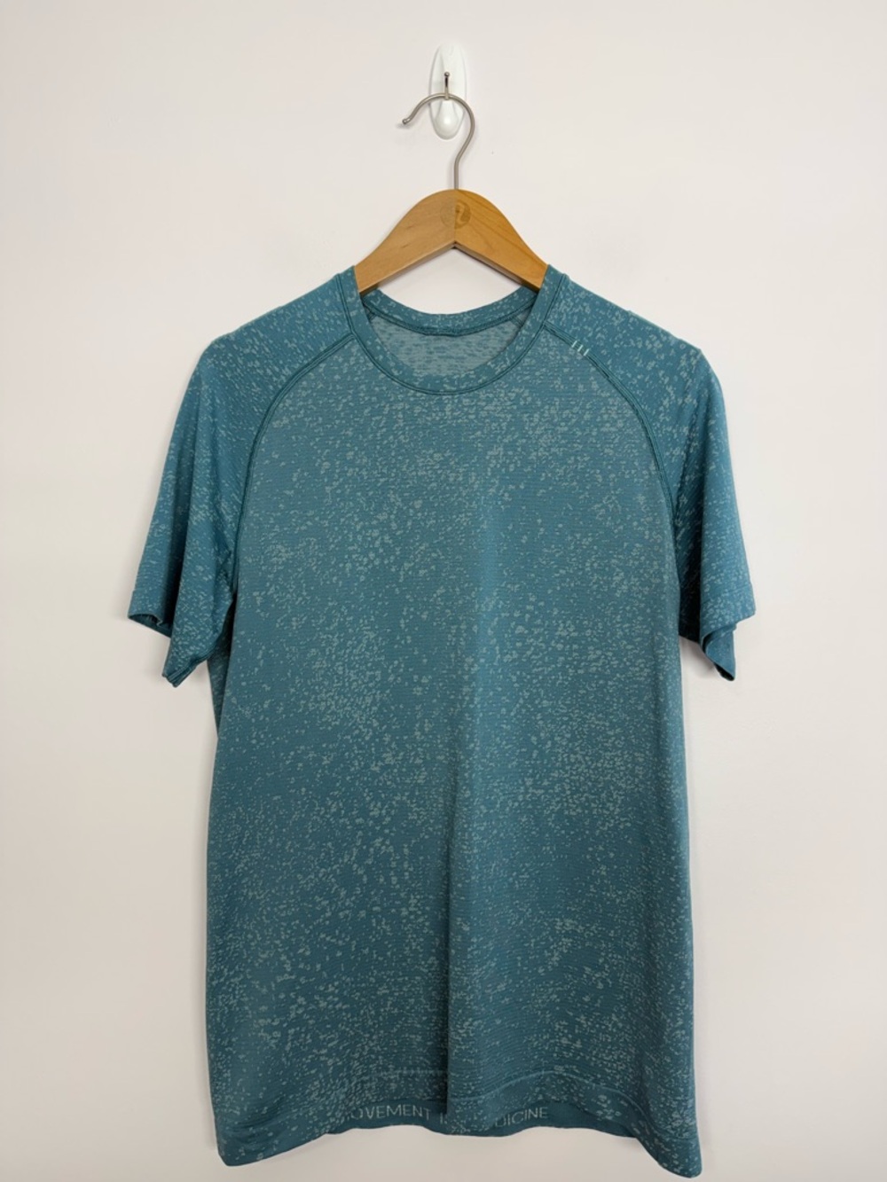 Lululemon Metal Vent Tech Short Sleeve Shirt 2.0 Distorted Noise Breeze Sz Small